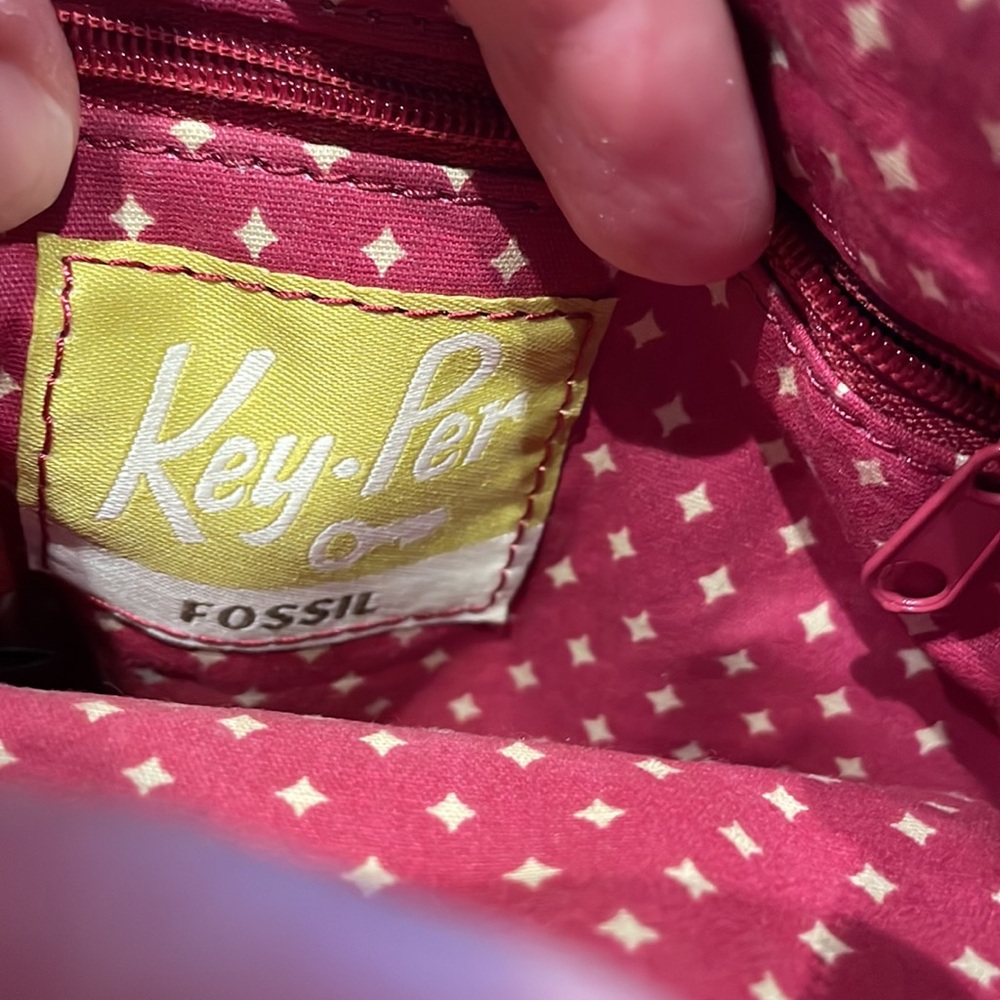 Fossil Key - Per Small Purse Multi Color With Bro… - image 3